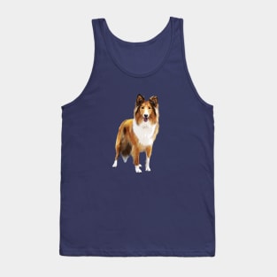 Rough Collie Cute Dog Tank Top